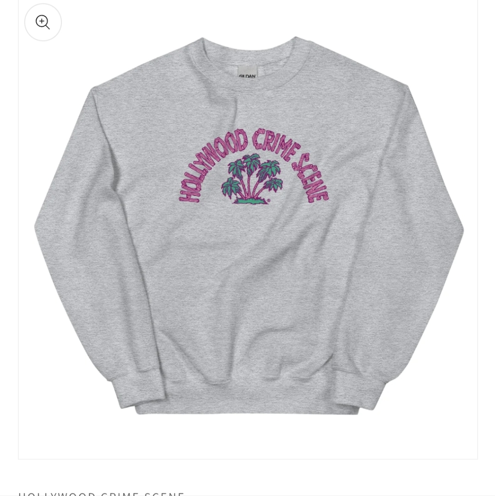 5X Hollywood Crime Scene Podcast Sweatshirt Gildan